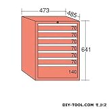 大阪製罐 ライゼットキャビネット レッド 幅×奥行×高さ:473×485×641mm （LZ6061R）