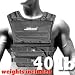NEW! ZFO-40LBS Adjustable Weighted Vest (WEIGHTS INCLUDED.One size fits all.)
