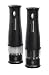 Kitchen & Housewares : Marco Pierre White by Russell Hobbs 14558 Salt and pepper Grinders with Soft touch black & Chrome with Ceramic grinding system