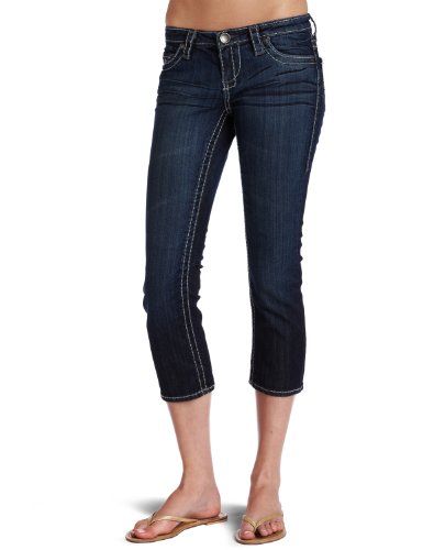 See Thru Soul Juniors Chunky Stitch Roll Up Crop Jean See Thru Soul Juniors Chunky Stitch Roll Up Crop Jean