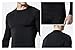 TSLA Men's Thermal Wintergear Compression Baselayer Long Sleeve Top Version17, Wintergear Basic(r21) - Black, Medium