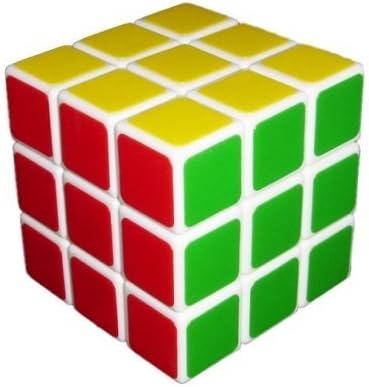 White Fangshi Shuang Ren 3x3x3 Cube Puzzle