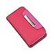 Rose Detachable PU Leather Wallet Card Case & Back Cover With Detachable Hand Strap Wristlet and Card Slot Holder For Apple iphone 5 / 5S
