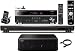 Yamaha CINEMA DSP YSP-2200 IntelliBeam 7.1 HD Digital Audio True Surround Sound Projector Low Profile 16-Speaker Soundbar with a Slim 100 watt Powerful Subwoofer + Yamaha RX-V471 Surround Realism CINEMA DSP 525 Watts AV Receiver + Yamaha Universal iPod / 
