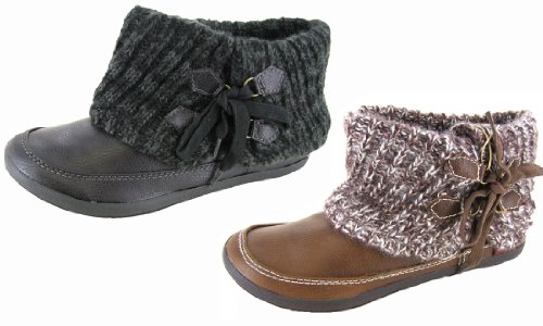 Big Buddha Women's Glow Ankle Boot,Brown,8.5 M US