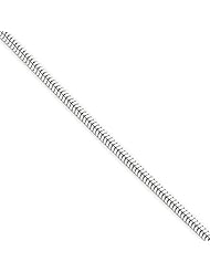 .925 Sterling Silver 2.25mm Round Snake Chain