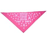 “Barking for a Cure” Breast Cancer Awareness Dog Bandana