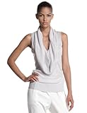 Halston Heritage Women's Sleeveless Cowl Neck Sweater