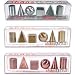 Nuop Design, Zinc Geo magnetic Shaps - Super Strong Earth Magnets