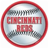 Cincinnati Reds Baseball - Round Dinner Plates