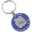 Connecticut Huskies (UConn) Silver Pewter Keychain