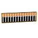 Duracell 80226938 CopperTop Alkaline-Manganese Dioxide Battery with Duralock Power Preserve Technology, AA Size, 1.5V (Pack of 14)
