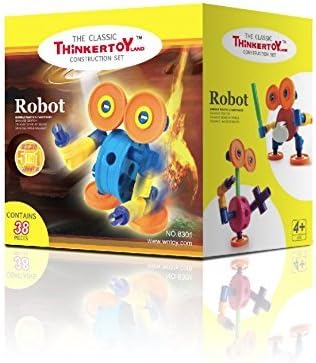 ThinkerToy Gears Power -Robot 38 Piece Design Set