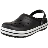 crocs Unisex Crocband Mammoth Clog,Black/Black,15 M (B) US Women / 13 M (D) US Men