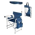 Picnic Time Deluxe Sports Chair - Navy Blue