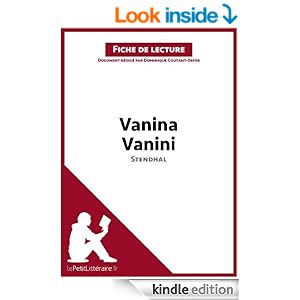 Fiche lecture vanina vanini