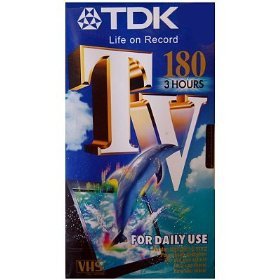 TDK - 180 High grade VHS Tape - Blank Video Tape [VHS Tape]