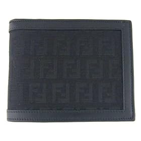 Fendi Black Leather Wallet 7M0001JQ5F0QA1