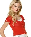 GUESS? Mesa Short-Sleeved Cardigan Sweater
