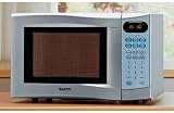Electronics : Sanyo EM-S1567S Silver Touch Microwave.