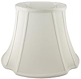 American Pride Lampshade Co. 19-78091515 Oval Soft Tailored Lampshade, Shantung, Off-white