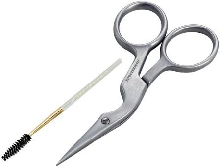 Tweezerman Brow Shaping Scissors and Brush by Tweezerman (English Manual)