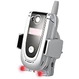 Eforcity Universal Grey Vent Mount iPod and Phone Holder with Call Receiving Light