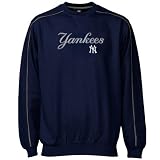 Majestic New York Yankees Navy Blue First Round Pick Crew Sweatshirt