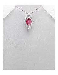 CZ Pendant Necklace In 92.5 Sterling Silver
