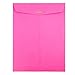 JAM Paper® Open End Catalog Clasp Paper Envelope - 10 x 13 in - Ultra Fuchsia - 10 envelopes per pack