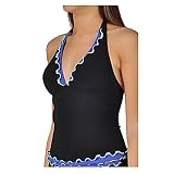 Profile By Gottex Tri Colore '11 Tankini Halter Top