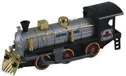 Super Locomotive Pull Back, Silver