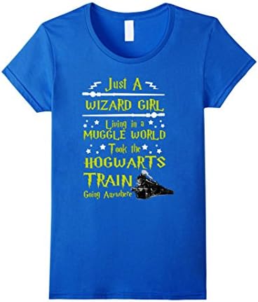 Women's Harryy Potter T Shirt 2016 Medium Royal Blue