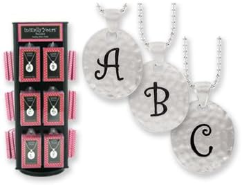 Initially Yours Hammered Silver-Tone Pendant INITIAL J