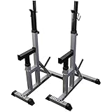 Valor Fitness BD-2 Independent Bench Press Stands, Pewter