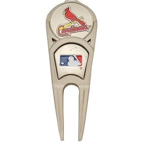Click here to buy St Louis Cardinals Divot Tool and Ball Marker Set.