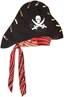 Jacobson Hat Company Women's Adult Black Velvet Pirate Hat with Gold Lacing