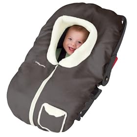 Kiddopotamus PoshPouch Premium Baby Carrier Cover Faux Seude & Fur