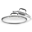 Anolon Advanced Glass Lids 10-Inch and 12-Inch Glass Lids Twin Pack
