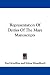 Representation Of Deities Of The Maya Manuscripts