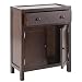 SEI Espresso Reserve Deluxe Storage Cabinet.