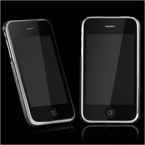 CAPDASE iPhone 3G & 3GS Karapace Protective Case with Screen Guard Crystal Clear: Shimma, Gold プロテクティブ ハードリアカバー シンマ （クリスタル・クリアー 液晶保護シート 付き） ゴールド KPIH3G-3S0T