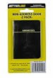 2 Classic Black Mini Address Books Small Pocket Size