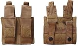 Double Pistol Magazine Pouch for Airsoft Guns - Tan