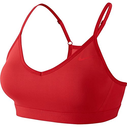 Nike Womens Pro Indy Sports Bra Lite Crimson