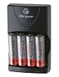 Targus TG-CH4500 Rapid Travel Charger with 4 2700mAh AA Batteries