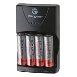 Targus TG-CH4500 Rapid Travel Charger with 4 2700mAh AA Batteries