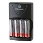 Targus TG-CH4500 Rapid Travel Charger with 4 2700mAh AA Batteries