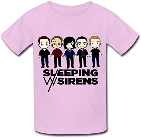 ZJNEW Kid's Chibi Sleeping With Sirens Short Sleeve T Shirt L