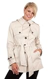 David Barry - Trench-coat en coton / Veste - pour Femme - Beige
